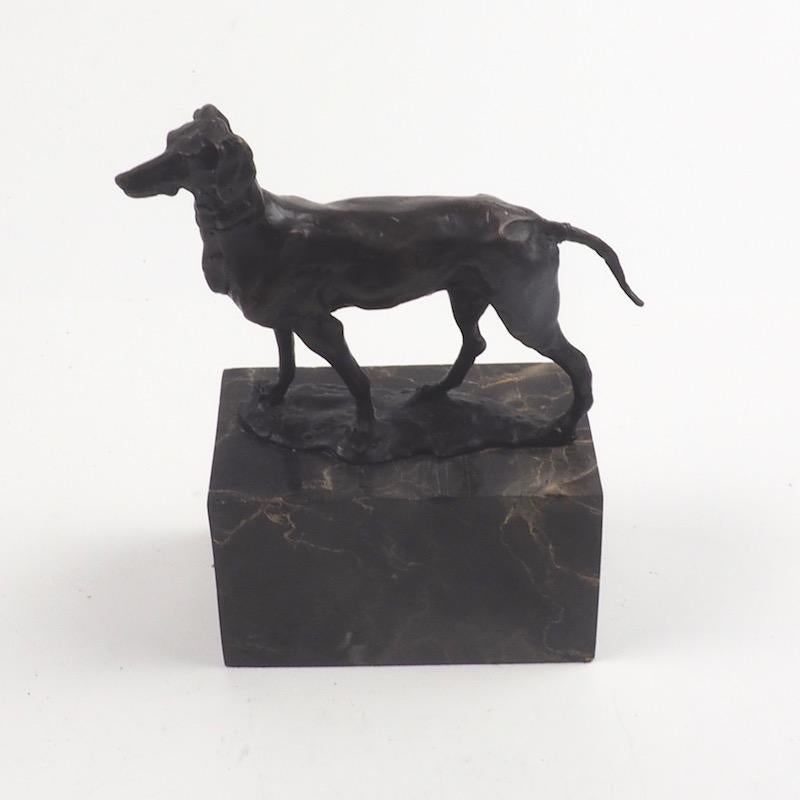 Early 20th Century Bronze Sculpture Gun Dog In Good Condition In London, GB