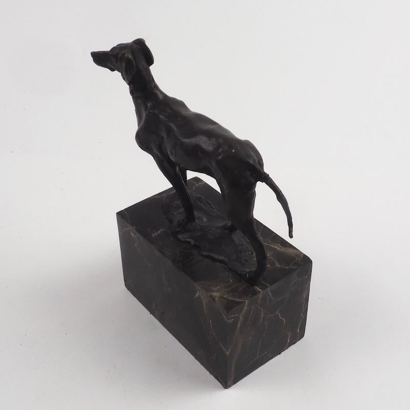 Early 20th Century Bronze Sculpture Gun Dog 1