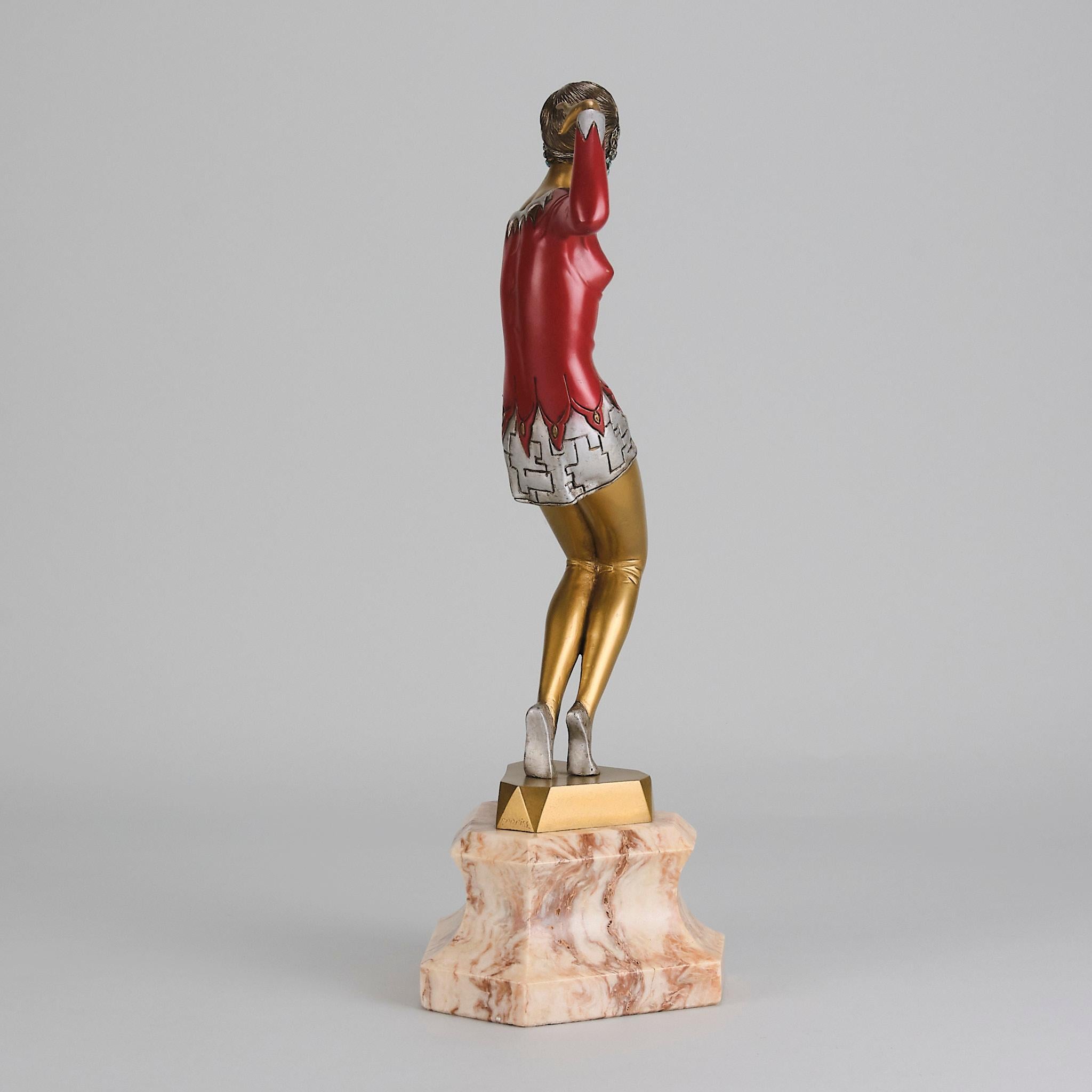 Intagliato Studio in bronzo dei primi del Novecento intitolato 