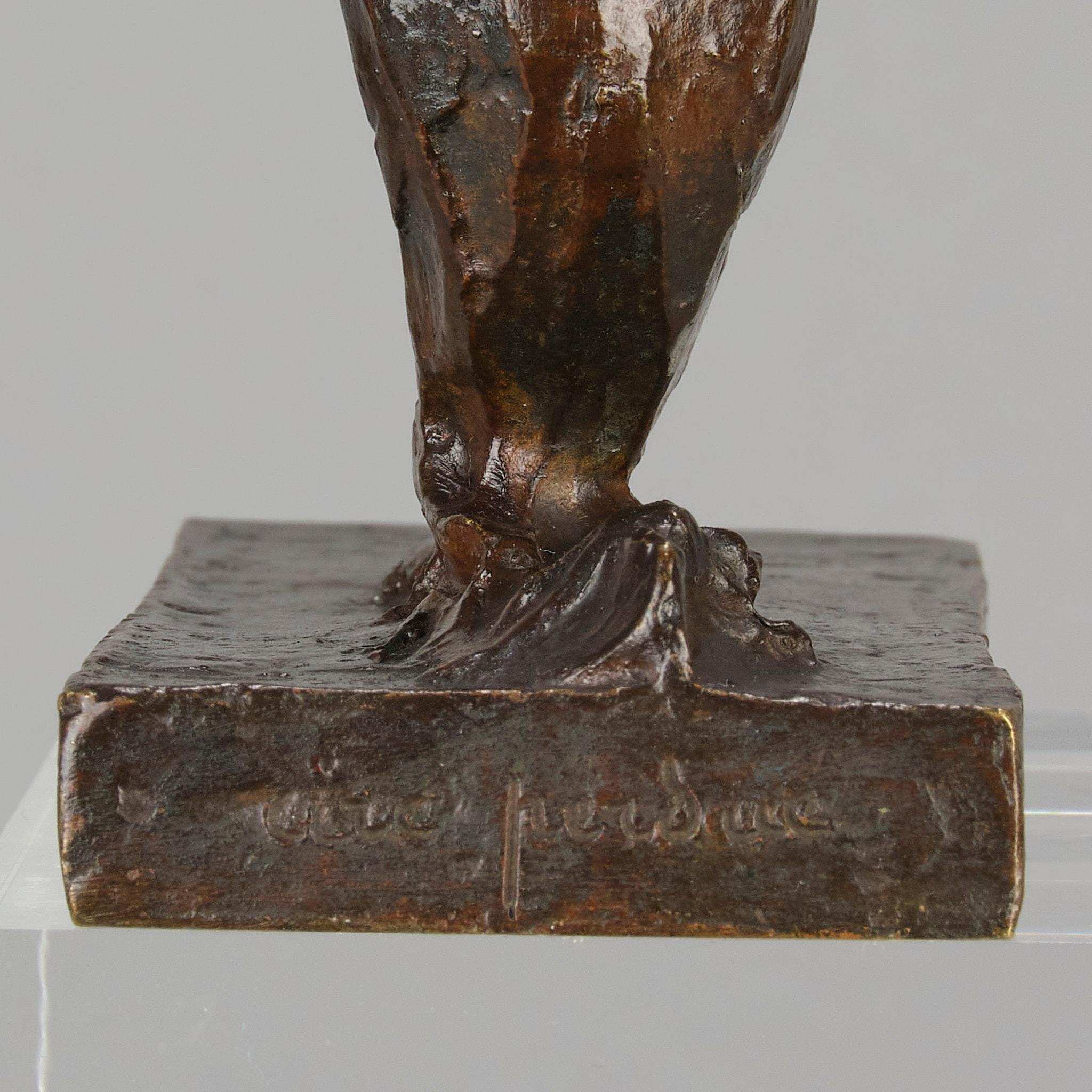 Bronzestudie mit dem Titel „Tumbling Hare“ von Andre Becquerel aus dem frühen 20. Jahrhundert im Angebot 9