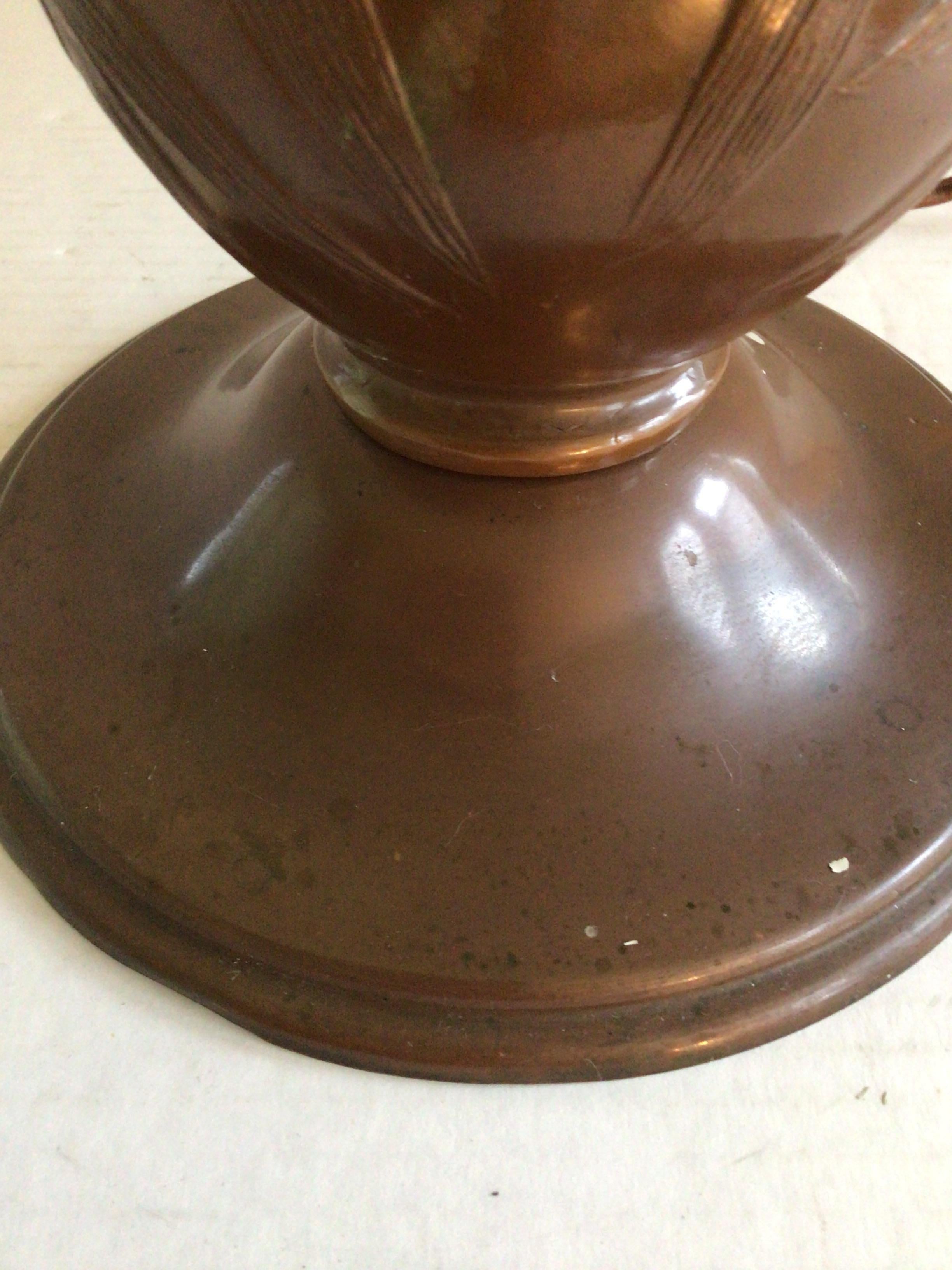 Early 20th Century Bronze Table Lamp For Sale 3