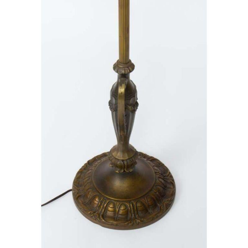 Revival Early 20th Century Bronzed Floor Lamp For Sale