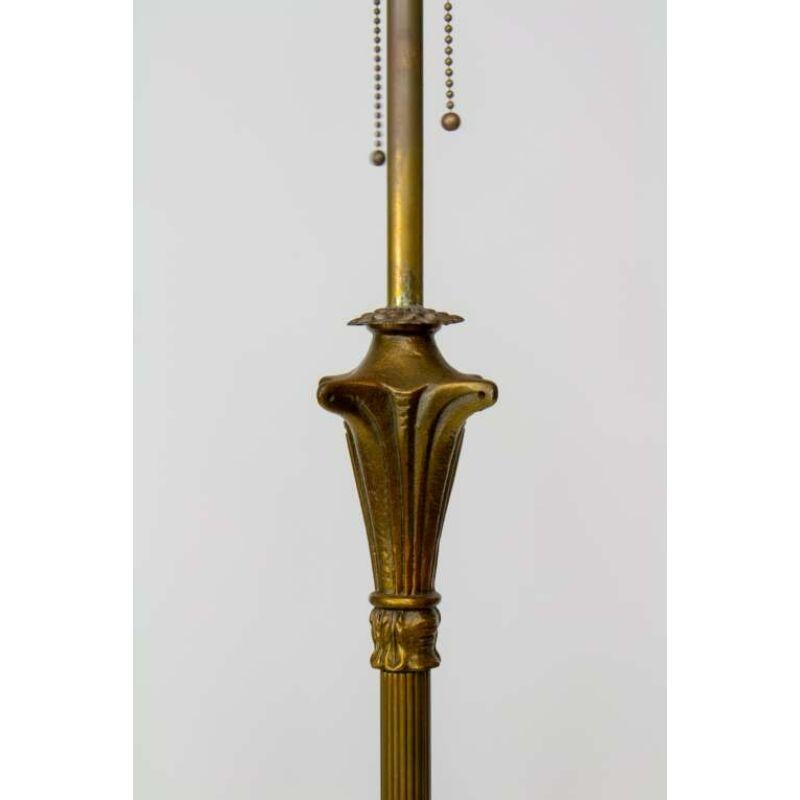 American Early 20th Century Bronzed Floor Lamp For Sale