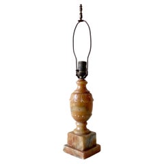 Early 20th Century Brown Marble Table Lamp