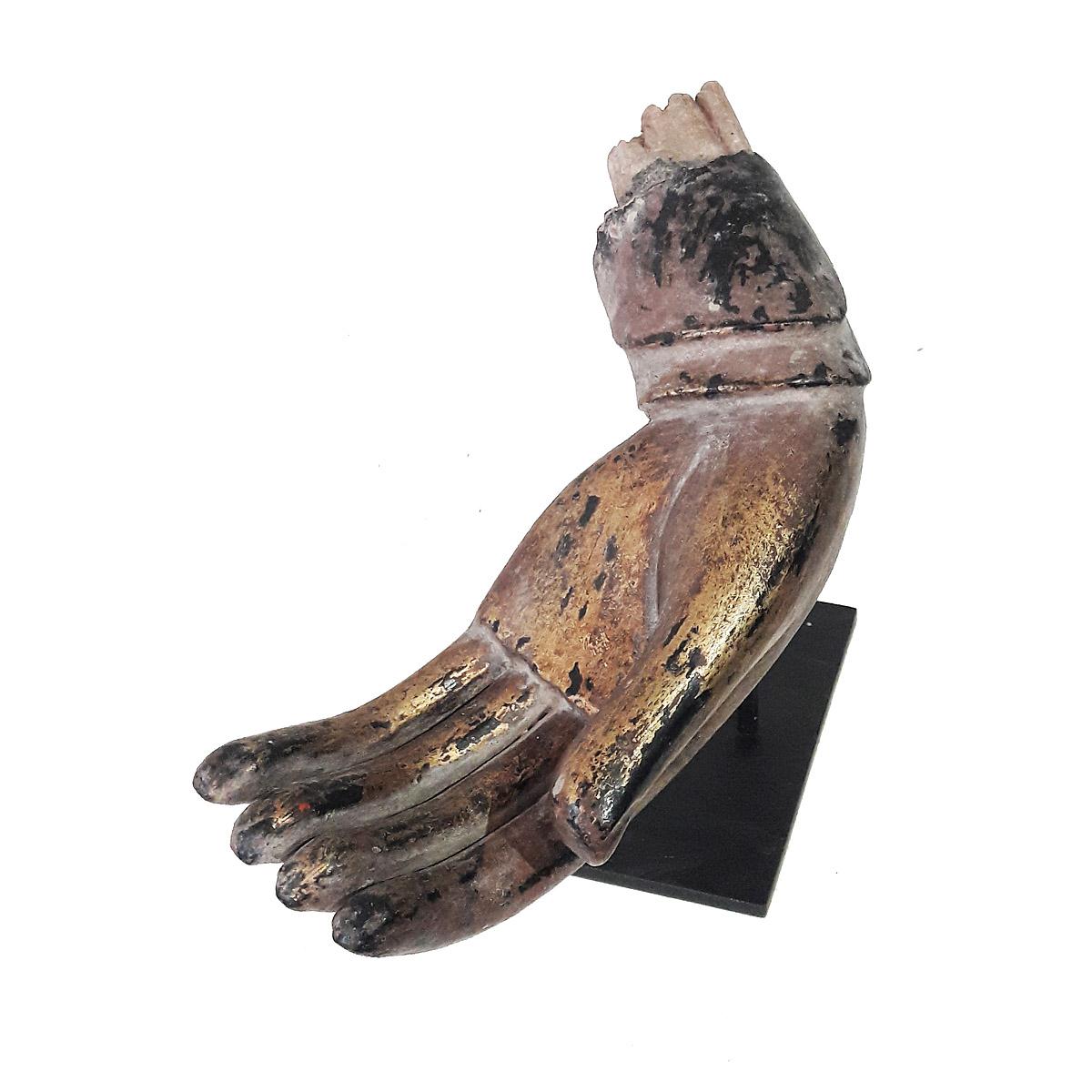 Thai Early 20th Century Buddha Hand on a Stand