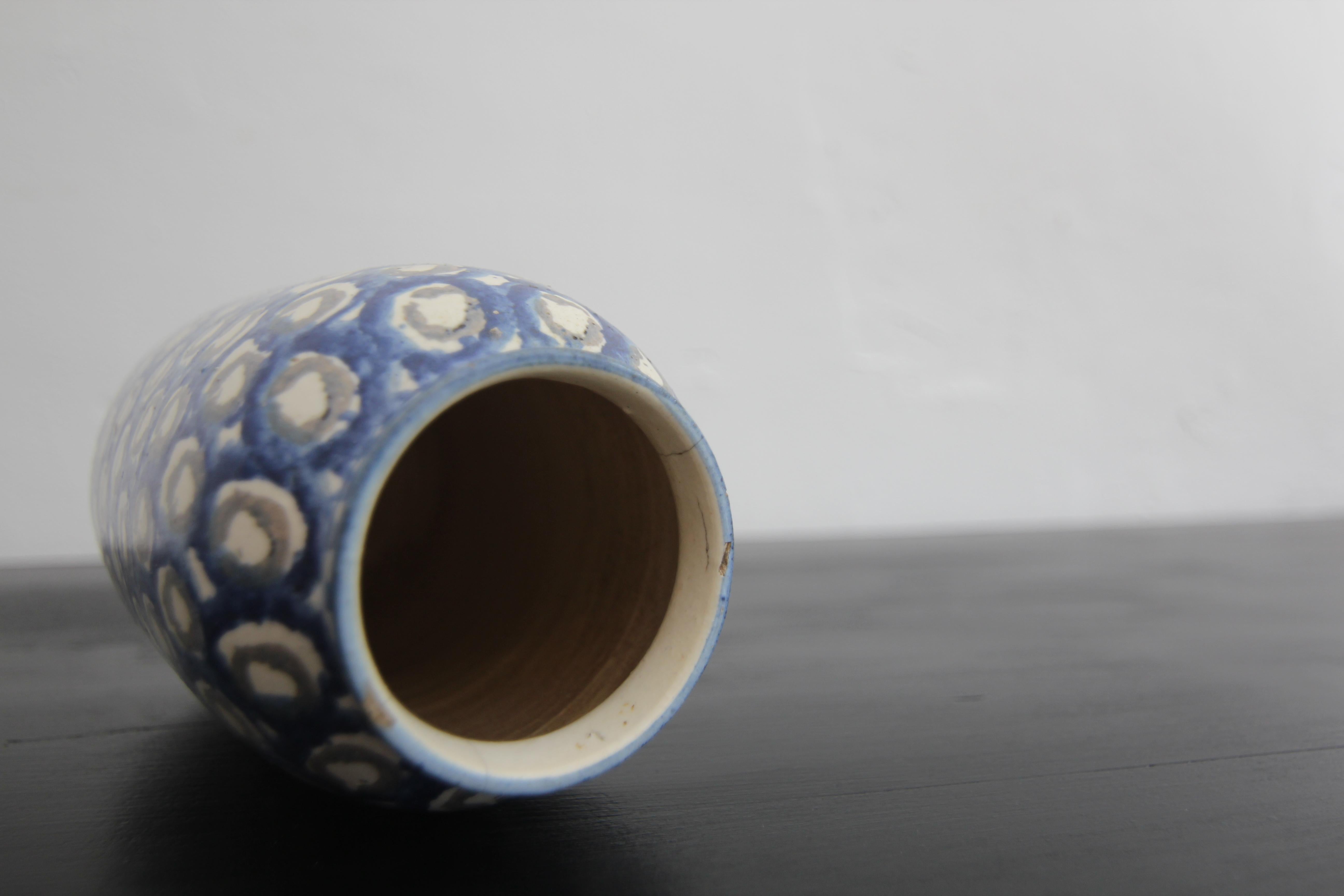 Vaso in ceramica Bunzlau dei primi del Novecento in vendita 9