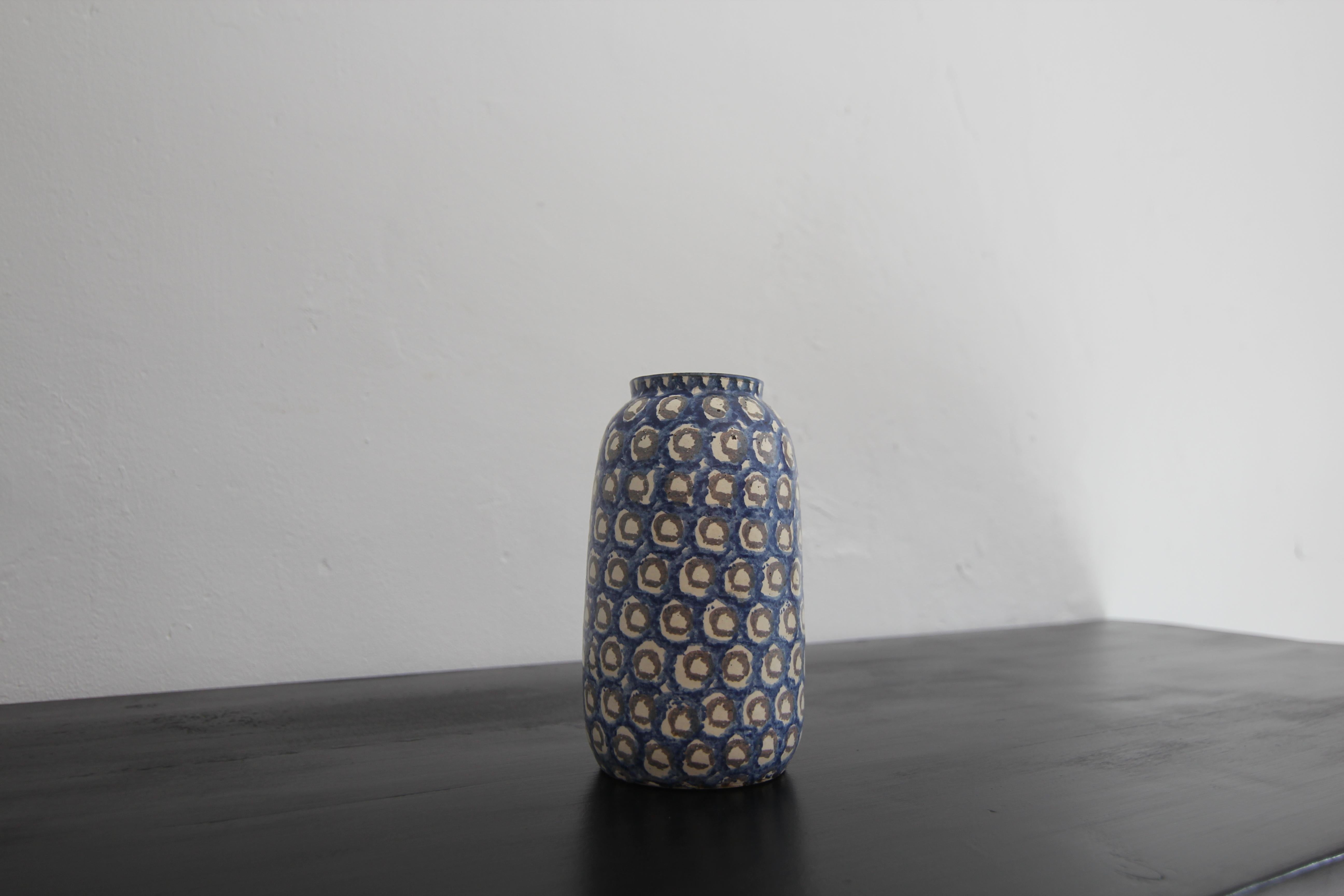 XX secolo Vaso in ceramica Bunzlau dei primi del Novecento in vendita