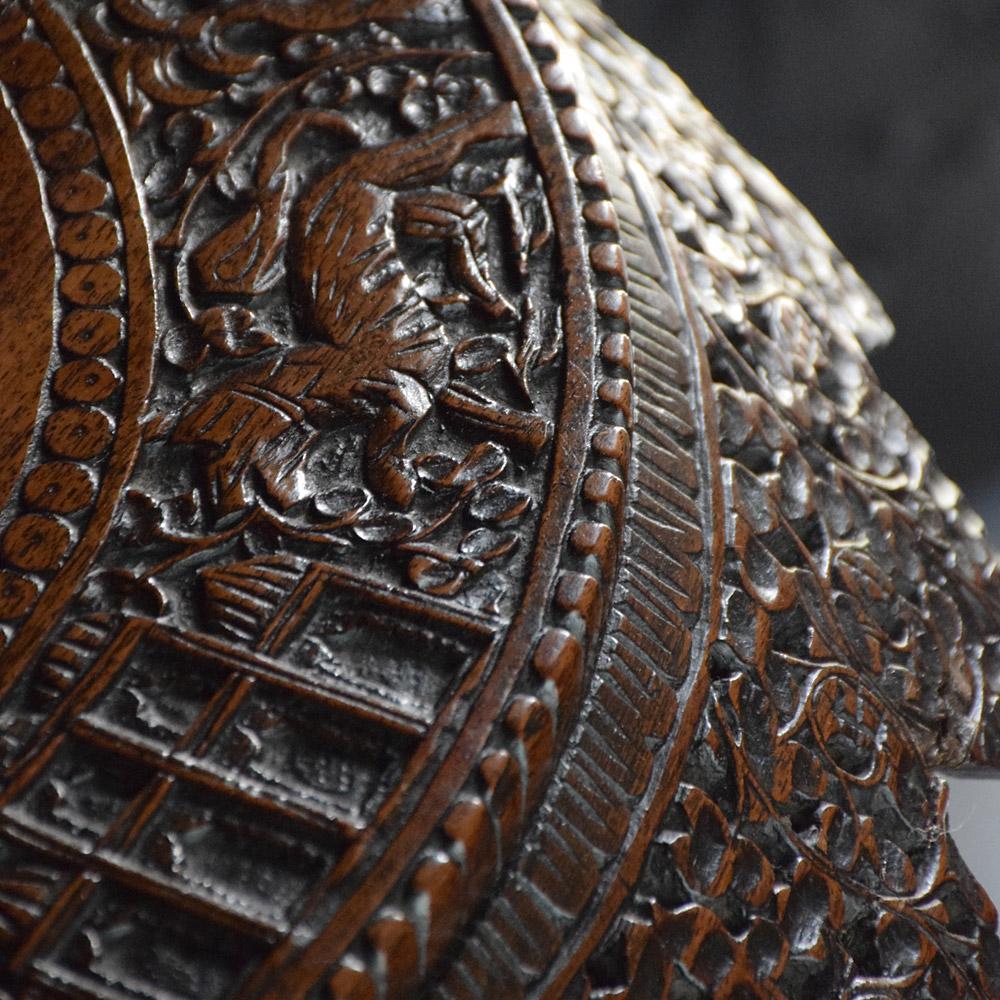 Wood Early 20th Century Burmese Carved Table