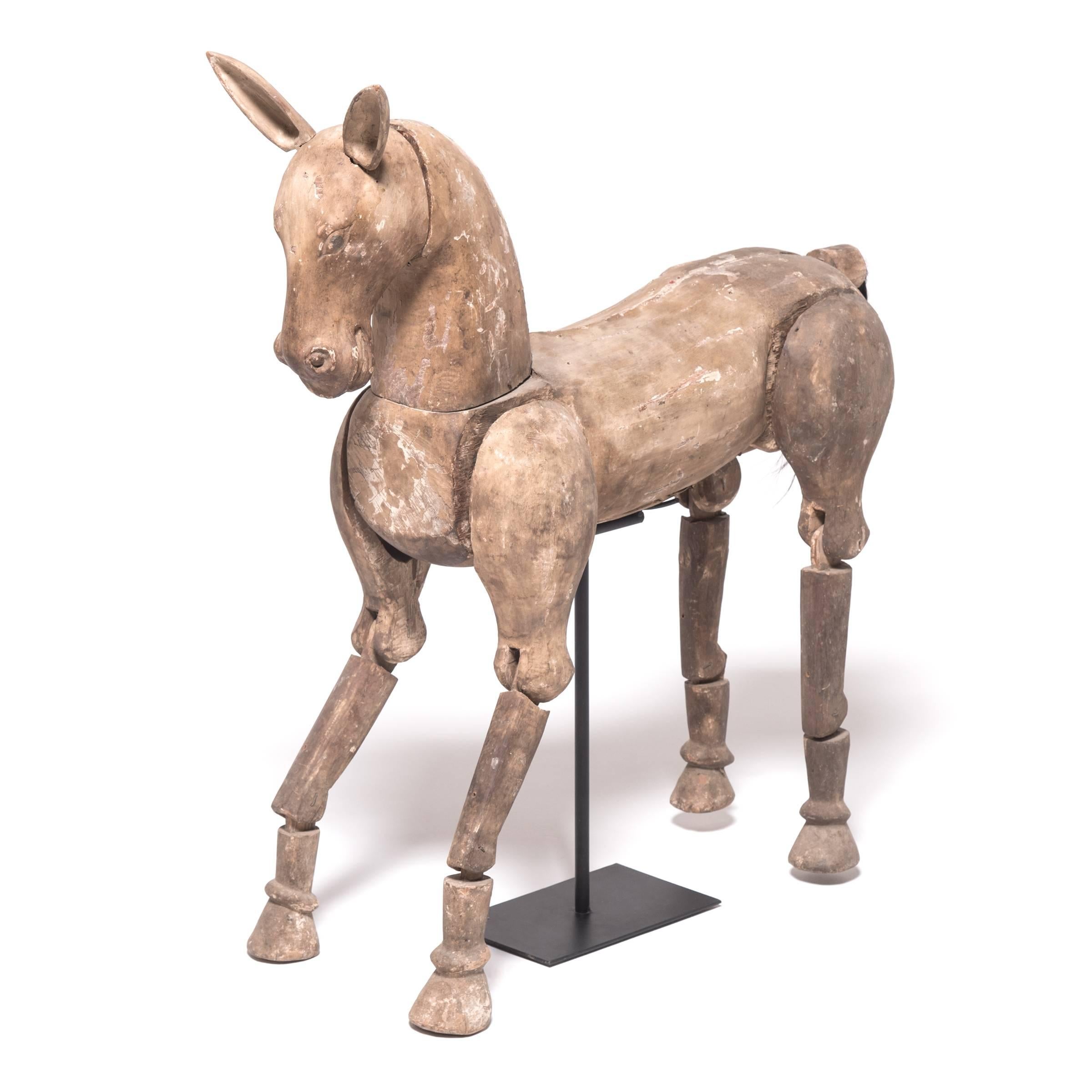wooden horse puppet