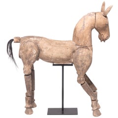 Marionnette de cheval birmane du début du 20e siècle
