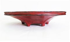 Early 20th Century Burmese Lacquered Tray, “Pagan Bya”
