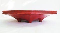 Early 20th Century Burmese Lacquered Tray, “Pagan Bya”