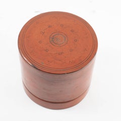 Early 20th Century Burmese Red Lacquer Betel Box, “Kun It”