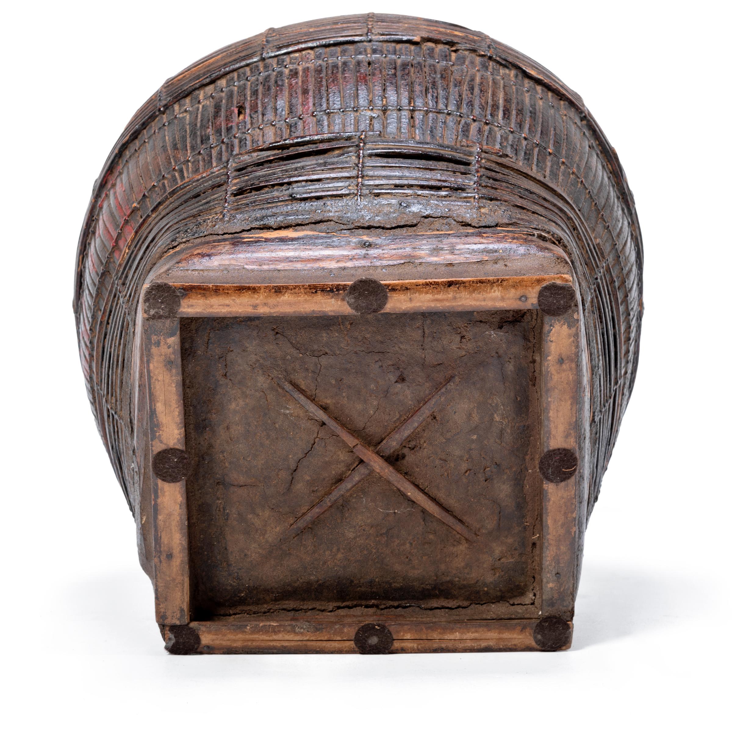 Early 20th Century Burmese Rice Basket 1