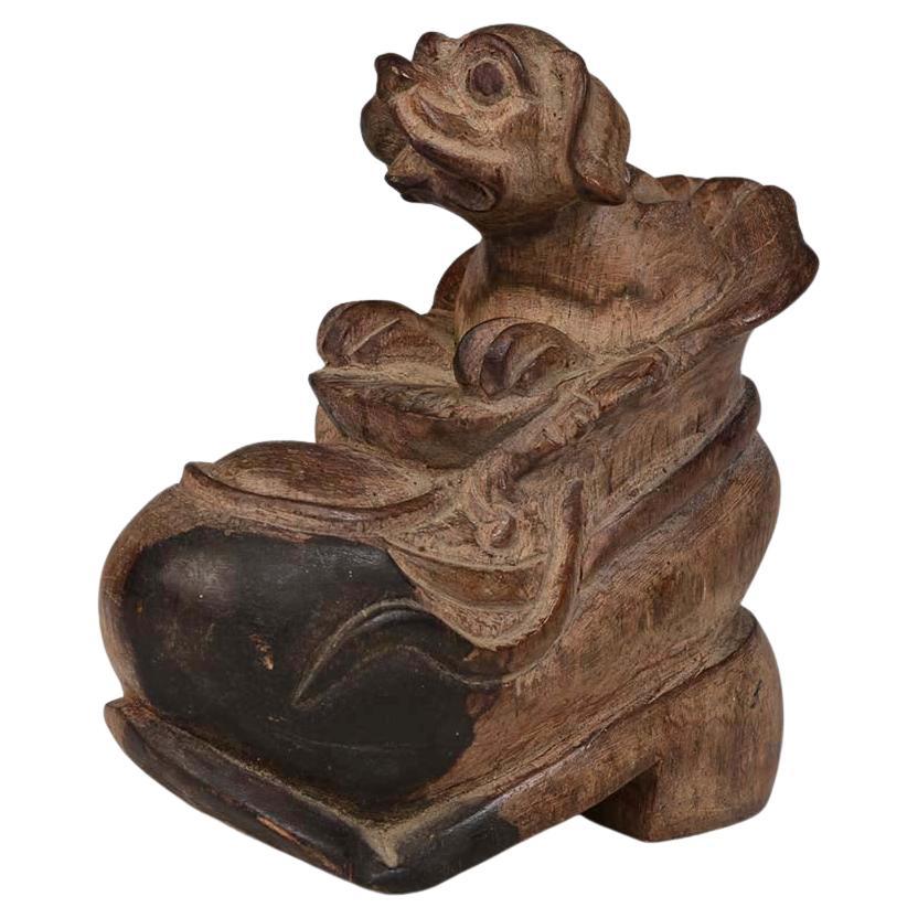 Early 20th Century, Burmese Wooden Dog For Sale