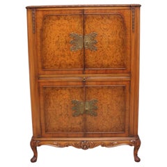 Early 20th Century Burr Walnut Drinks Cabinet