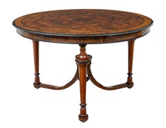 Early 20th Century burr walnut occasional table