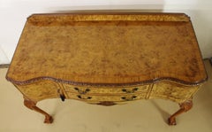Early 20th Century Burr Walnut Side Table
