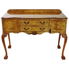 Early 20th Century Burr Walnut Side Table