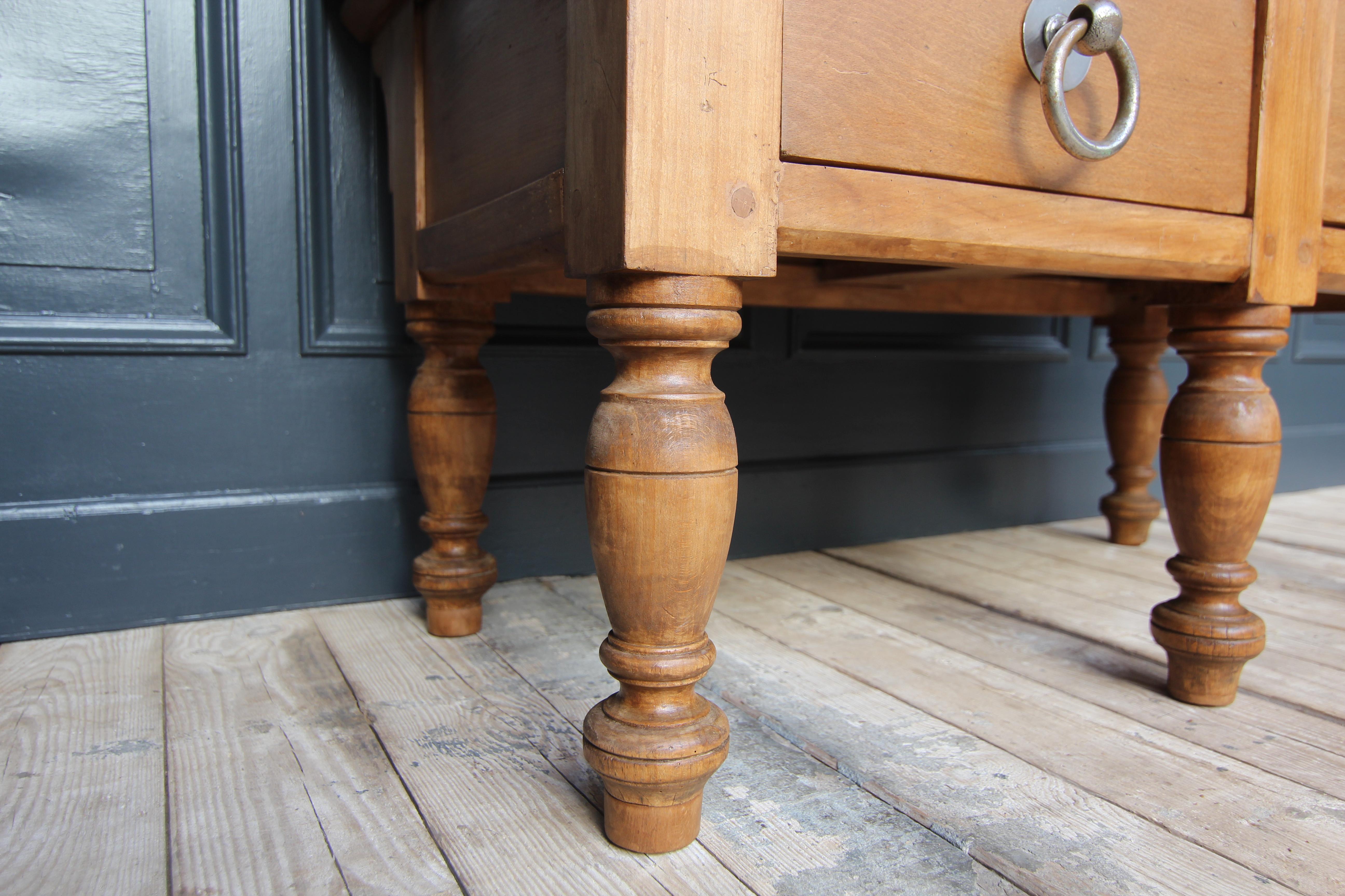 Early 20th Century Butcher Block Table 8