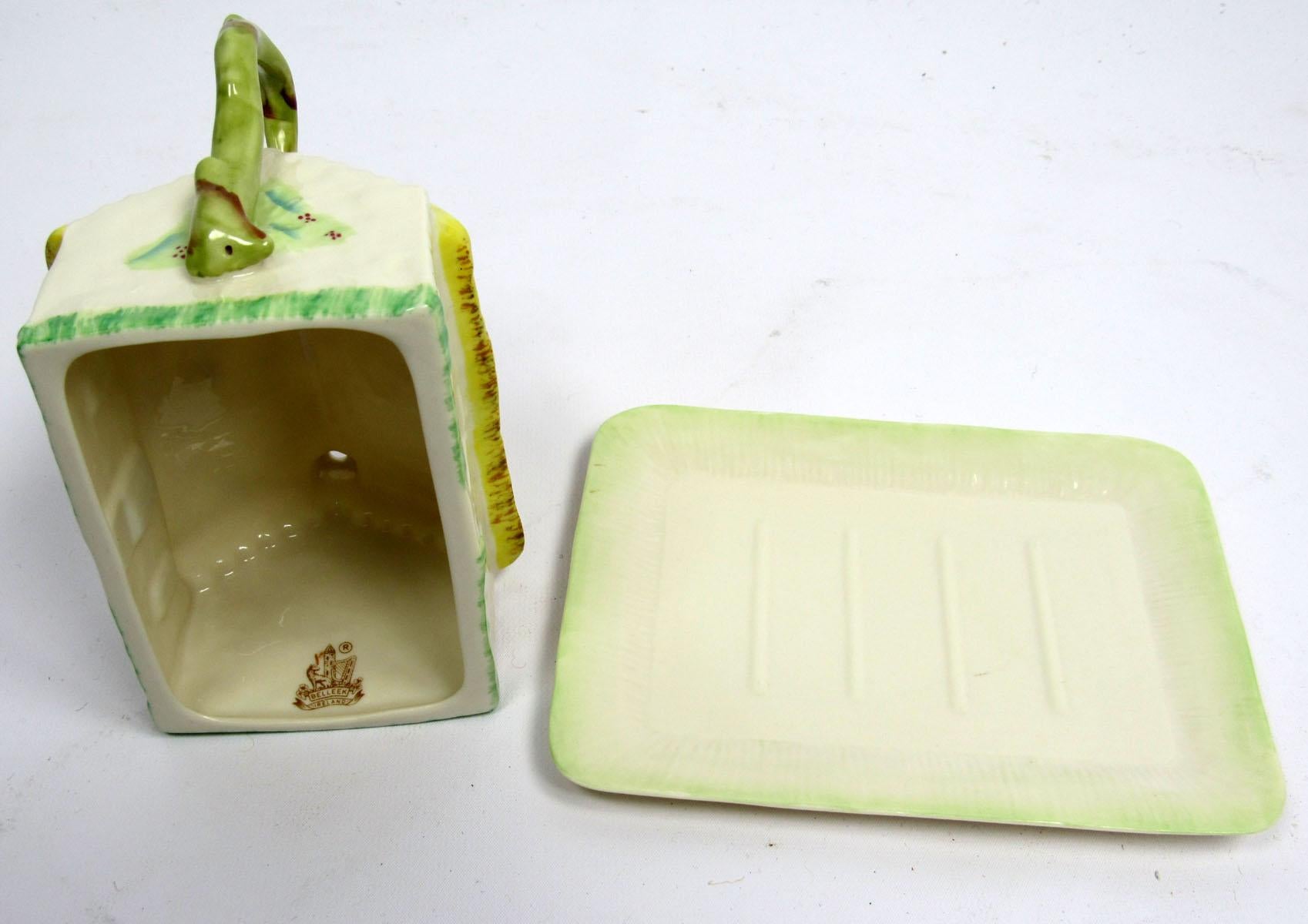 Early 20th Century Butter Dish by Belleek 2