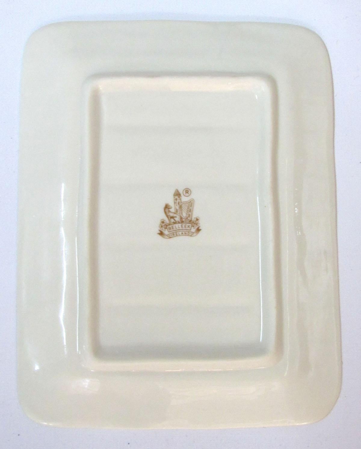 Early 20th Century Butter Dish by Belleek 4