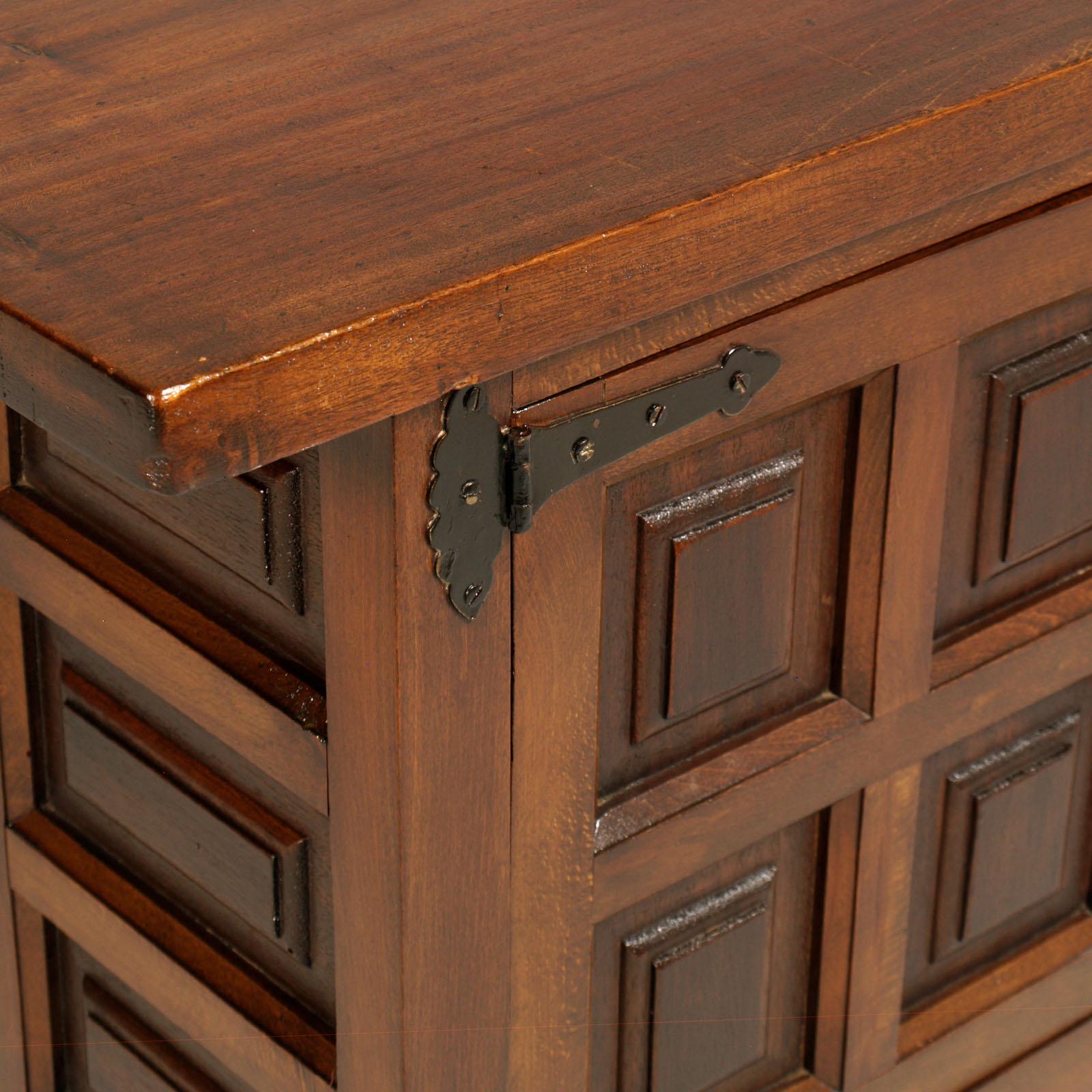 Early 20th Century Cabinet, Console, Buffet, Spanish Colonial, Finished to Wax 1