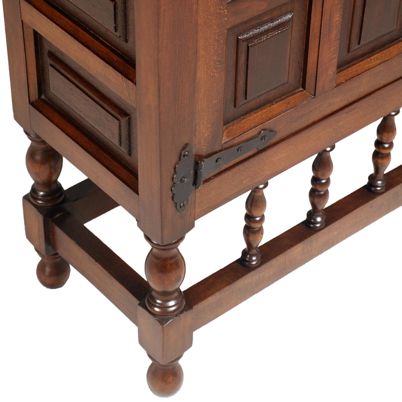 Early 20th Century Cabinet, Console, Buffet, Spanish Colonial, Finished to Wax 2
