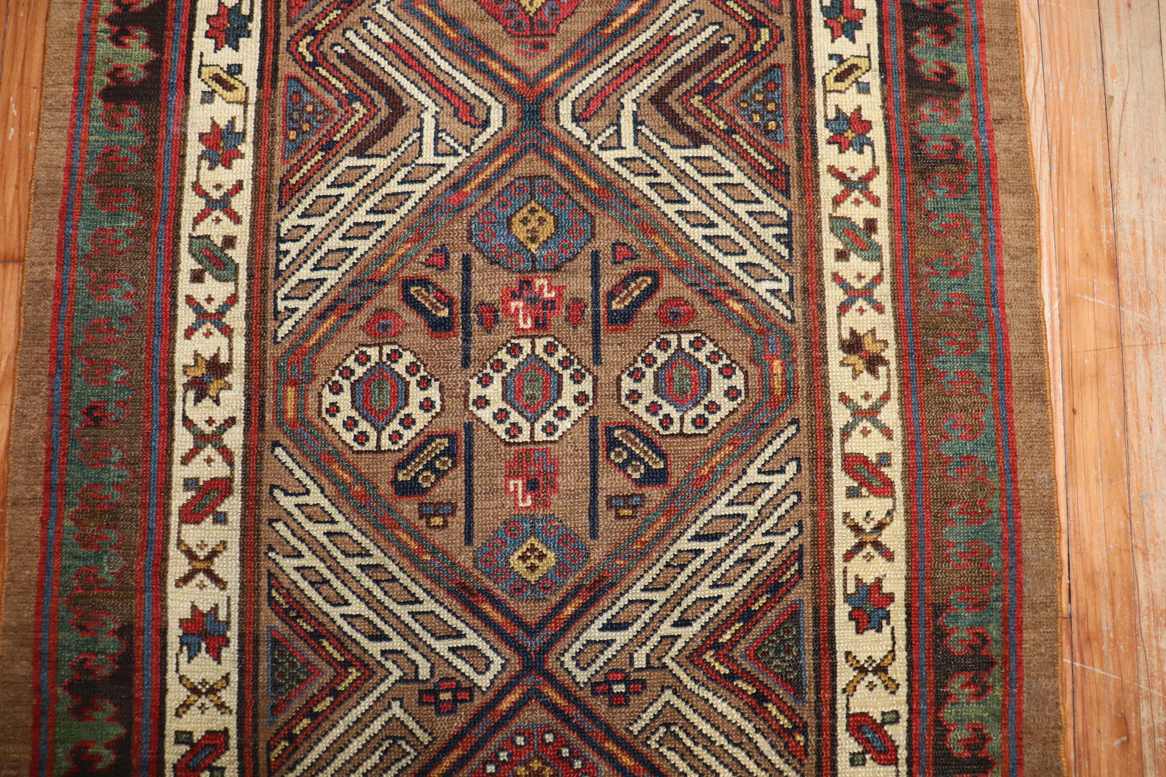 Camel Tribal Persischer Serab-Läufer aus dem frühen 20. Jahrhundert (Wolle) im Angebot