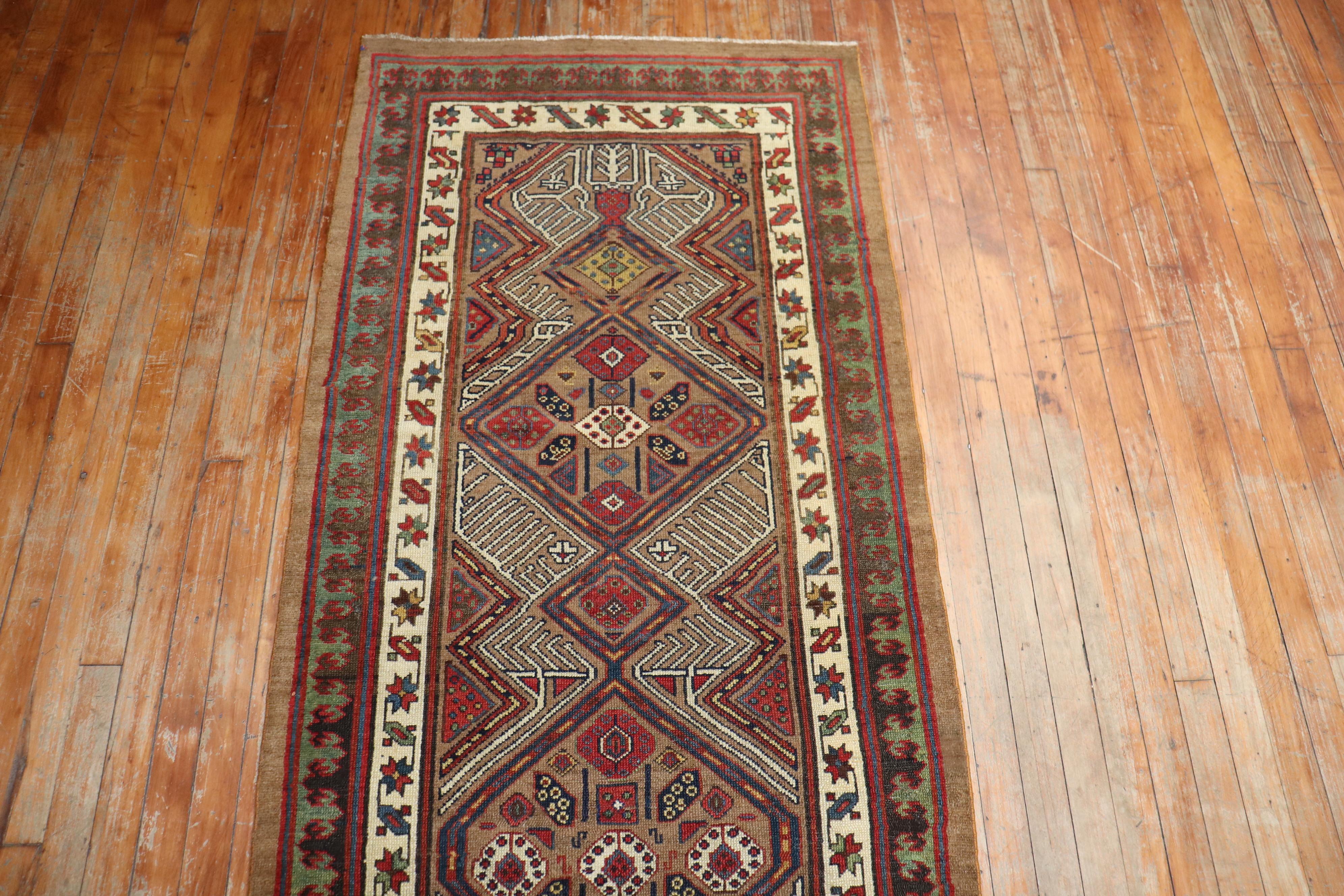 Camel Tribal Persischer Serab-Läufer aus dem frühen 20. Jahrhundert im Angebot 3