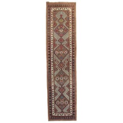 Tapis de couloir tribal persan Serab camel du début du 20e siècle