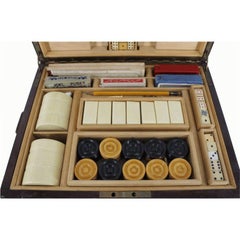 Early 20th Century Campaign Travelling Game Set