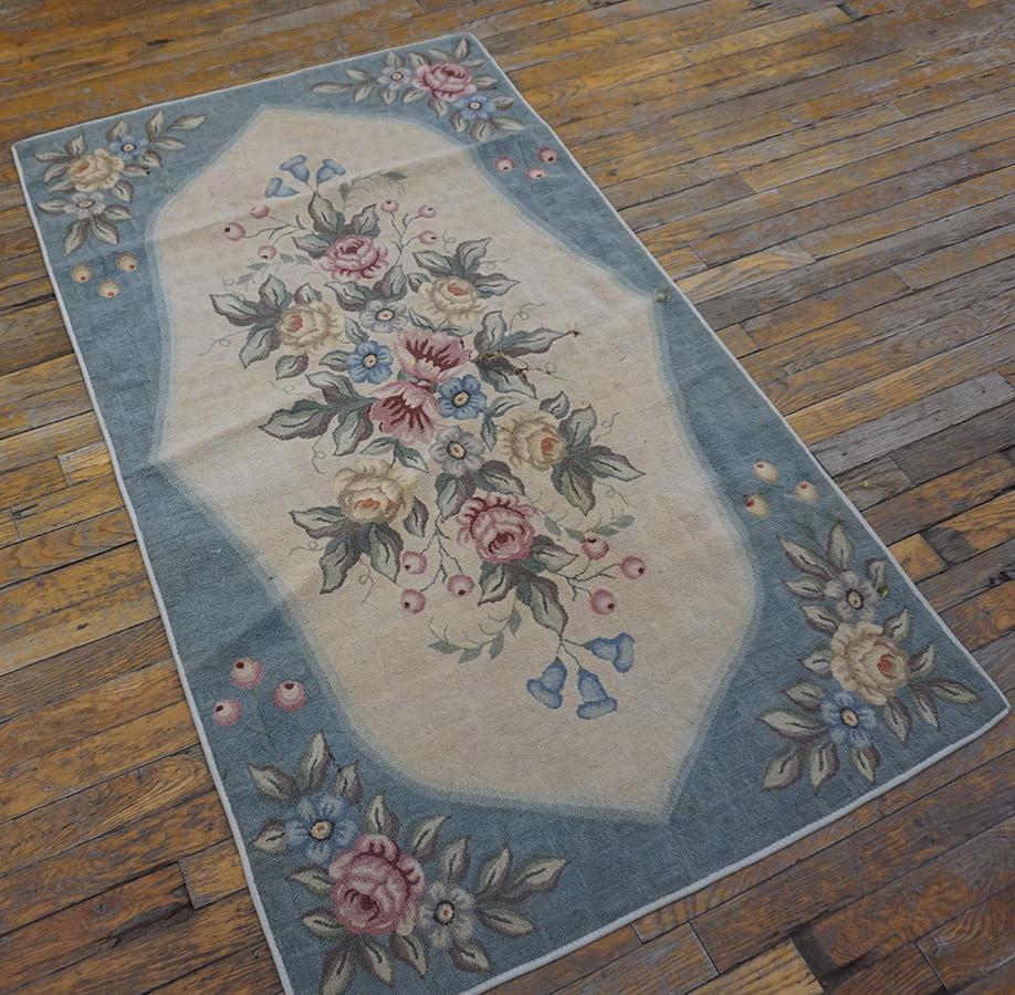 Early 20th Century Canadian Hooked Rug from Nova Scotia - Cheticamp
3' x 5' - 91 x 152
