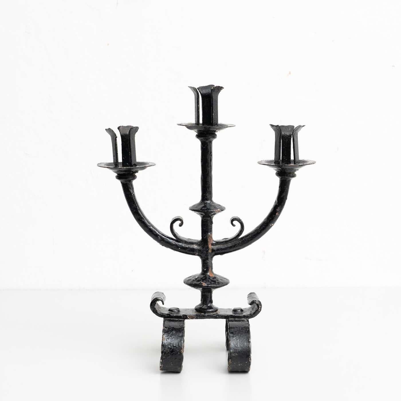 Early 20th Century Candle Holder.

Manufactured in France circa 1940

In original condition with minor wear consistent of age and use, preserving a beautiful patina.


