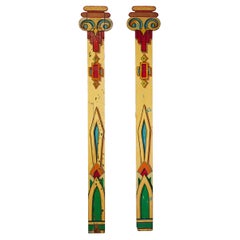 Early 20th Century Carnival Carousel Funhouse Architectural Columns
