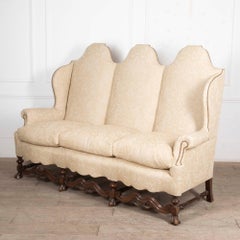 Early 20th Century Carolean Style Sofa