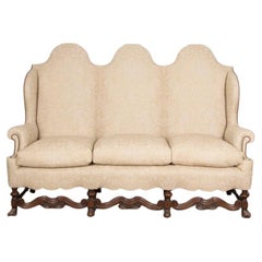 Early 20th Century Carolean Style Sofa