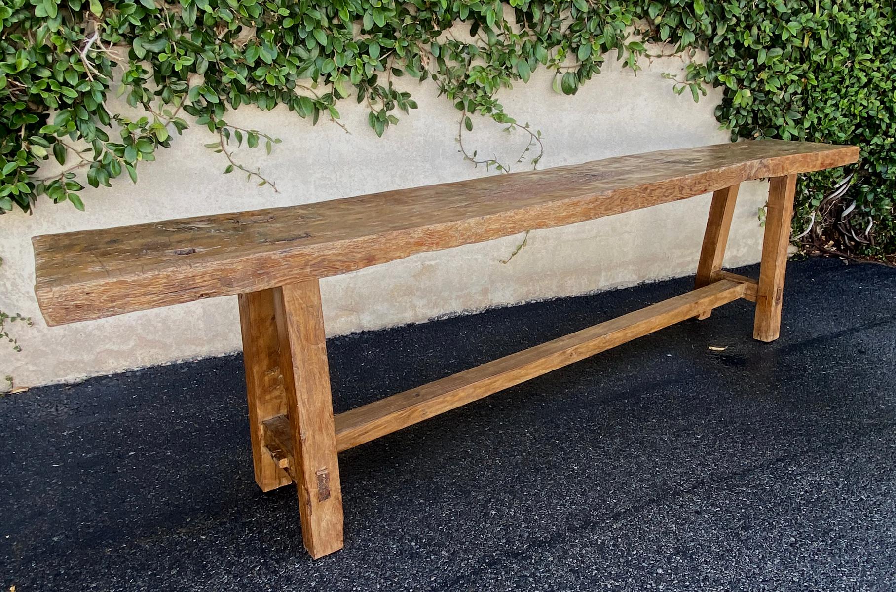 Rustic Early 20th Century Carpenter’s Bench