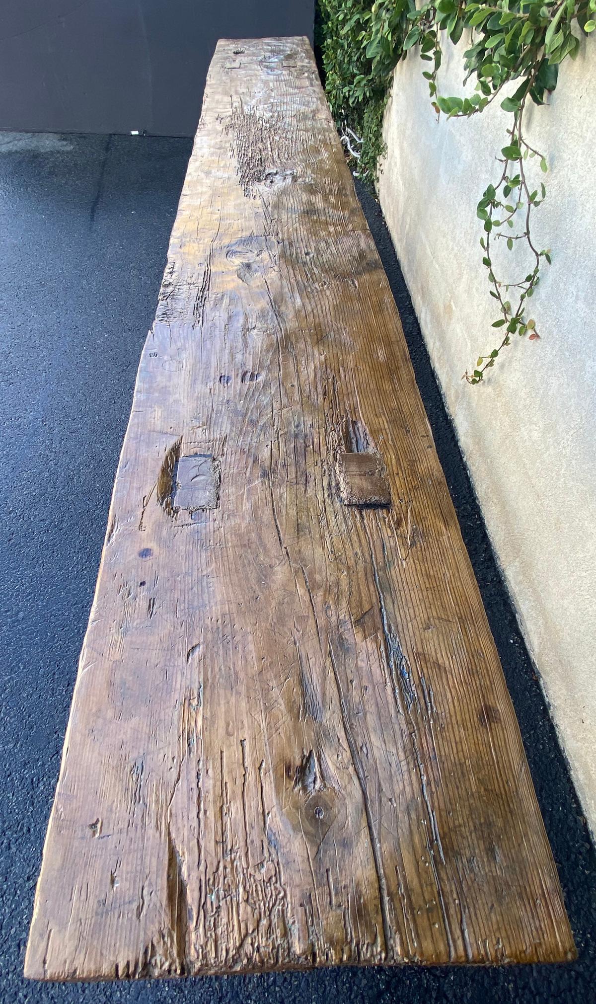 Early 20th Century Carpenter’s Bench In Good Condition In Los Angeles, CA