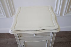 Early 20th Century Carved and Painted Louis XV Style Side Table with Marble