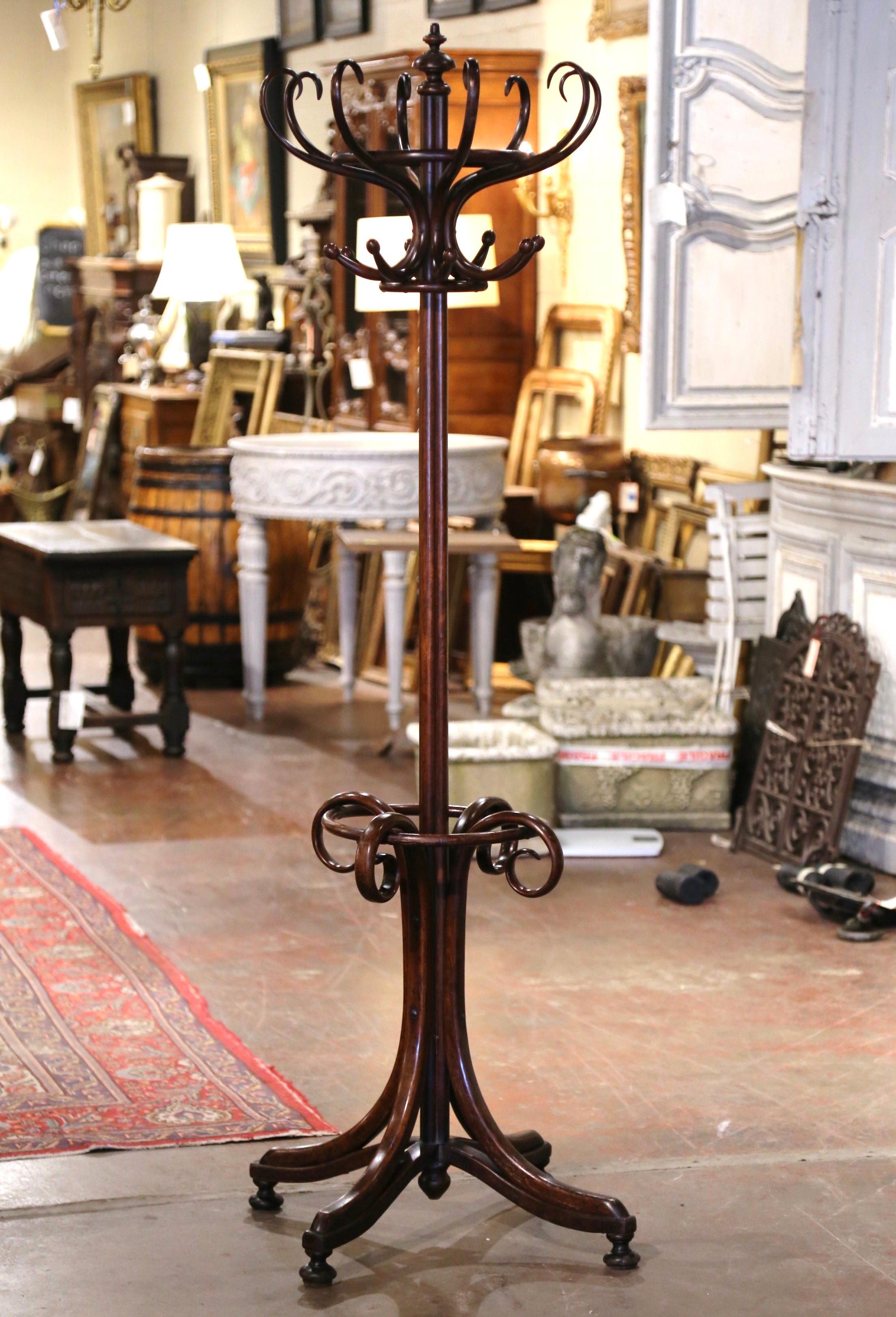French Early 20th Century Carved Bentwood 