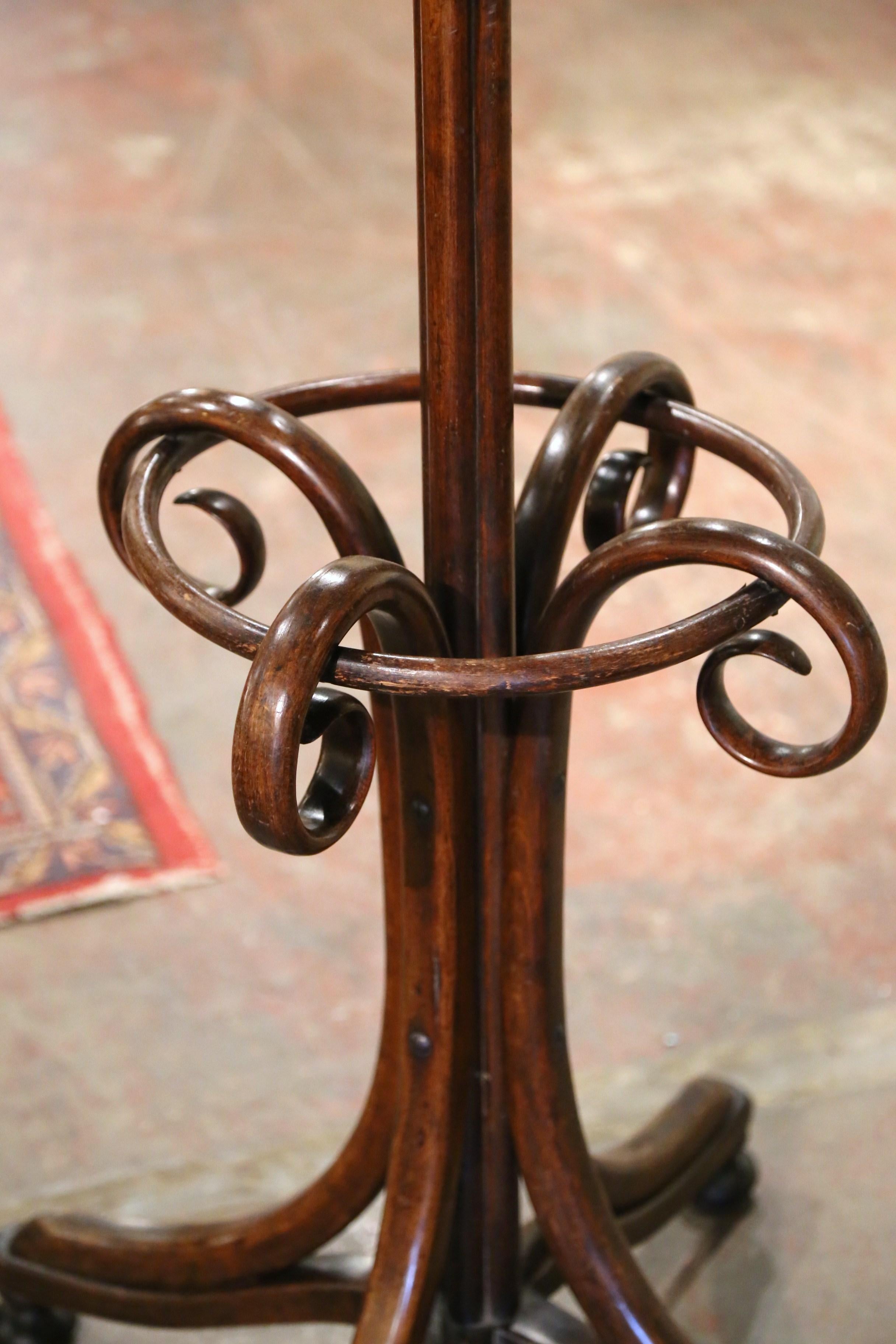 Hand-Carved Early 20th Century Carved Bentwood 