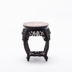 Early 20th Century Carved Chinese Rosewood Table