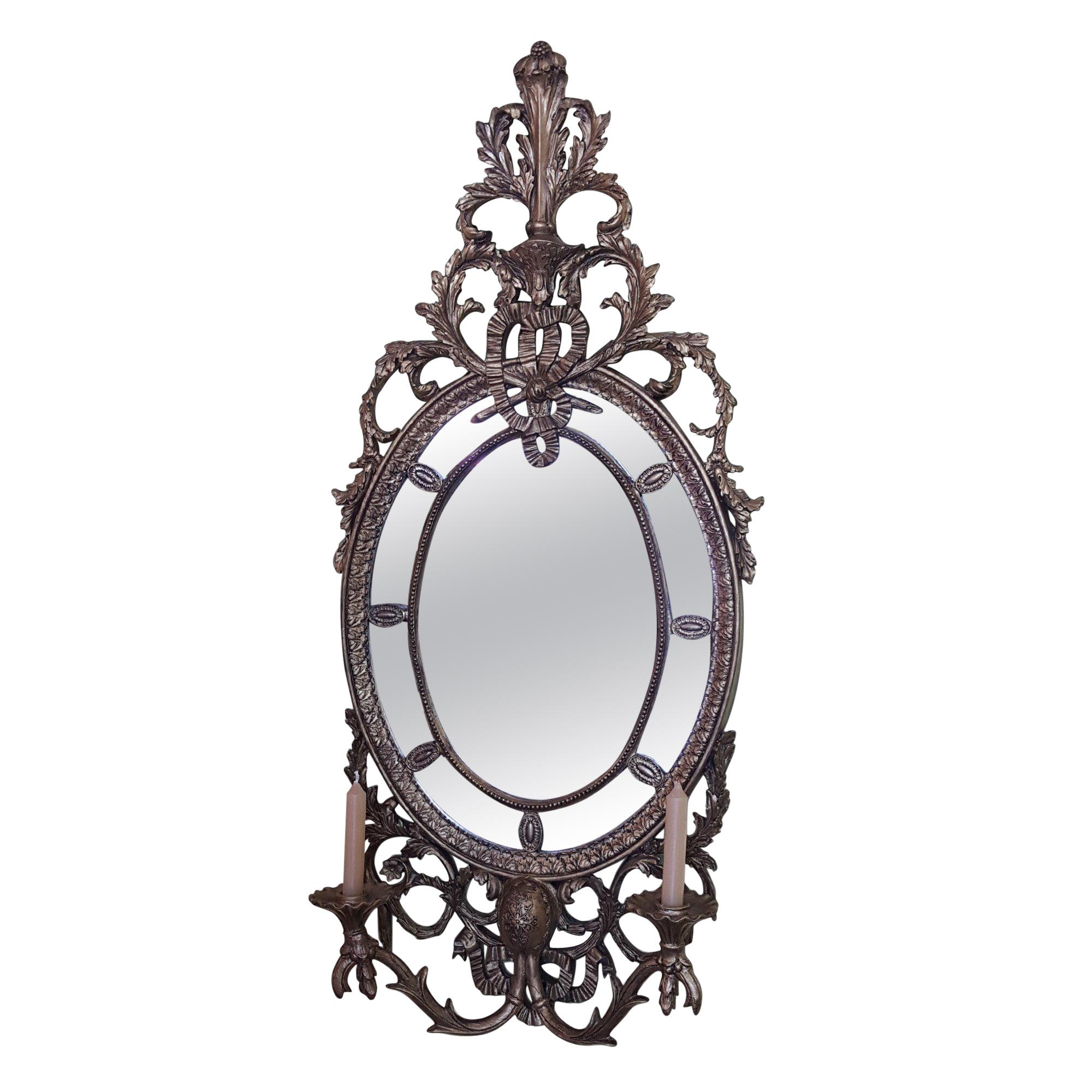 Early 20th Century Carved Giltwood Mirror For Sale