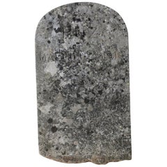Antique Early 20th Century Carved Stone Pet Headstone 
Buz

