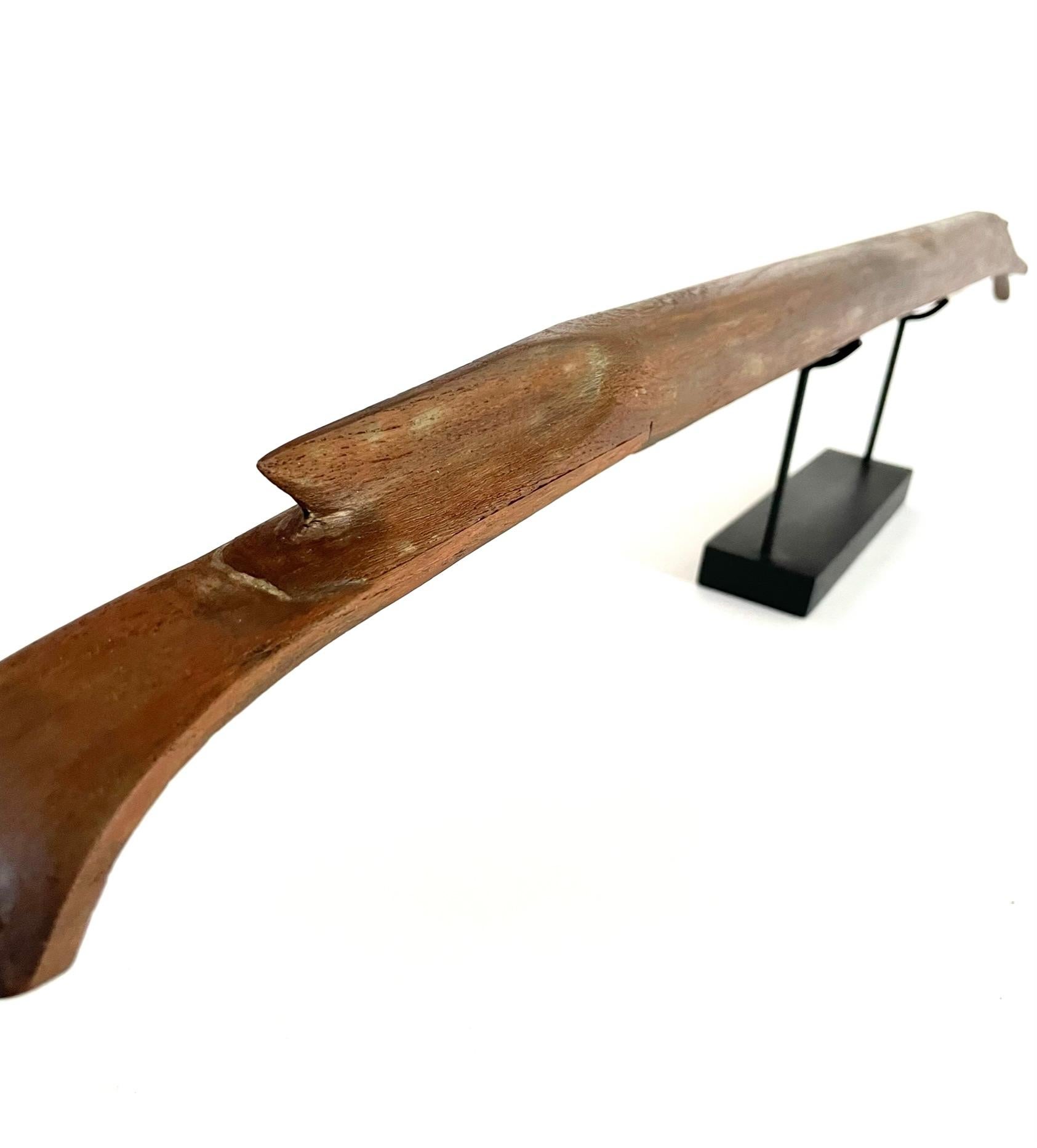 Early 20th Century Carved Teak Model Boat from Thailand 8
