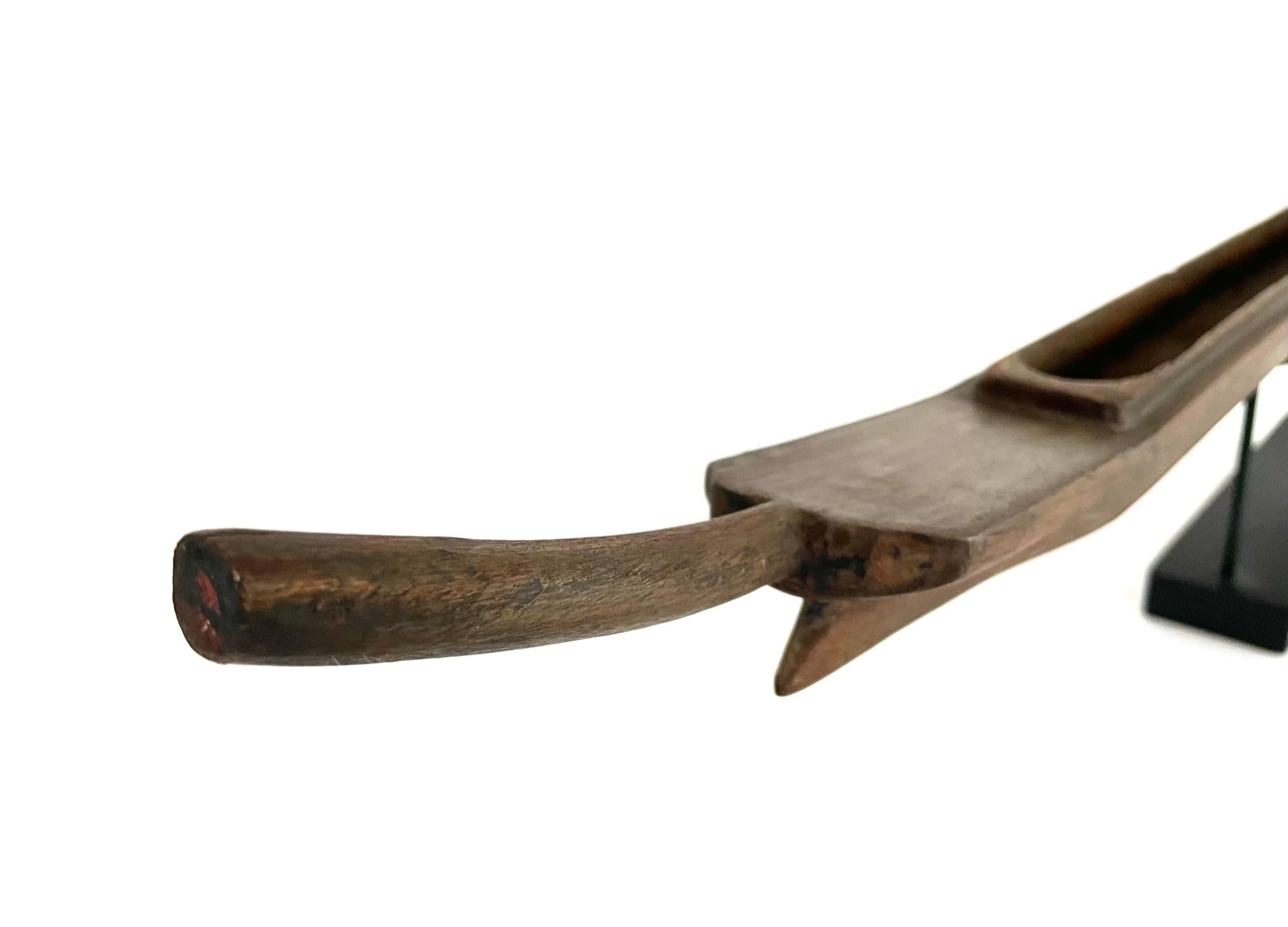 Early 20th Century Carved Teak Model Boat from Thailand 3