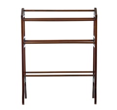 Early 20th century carved towel rail