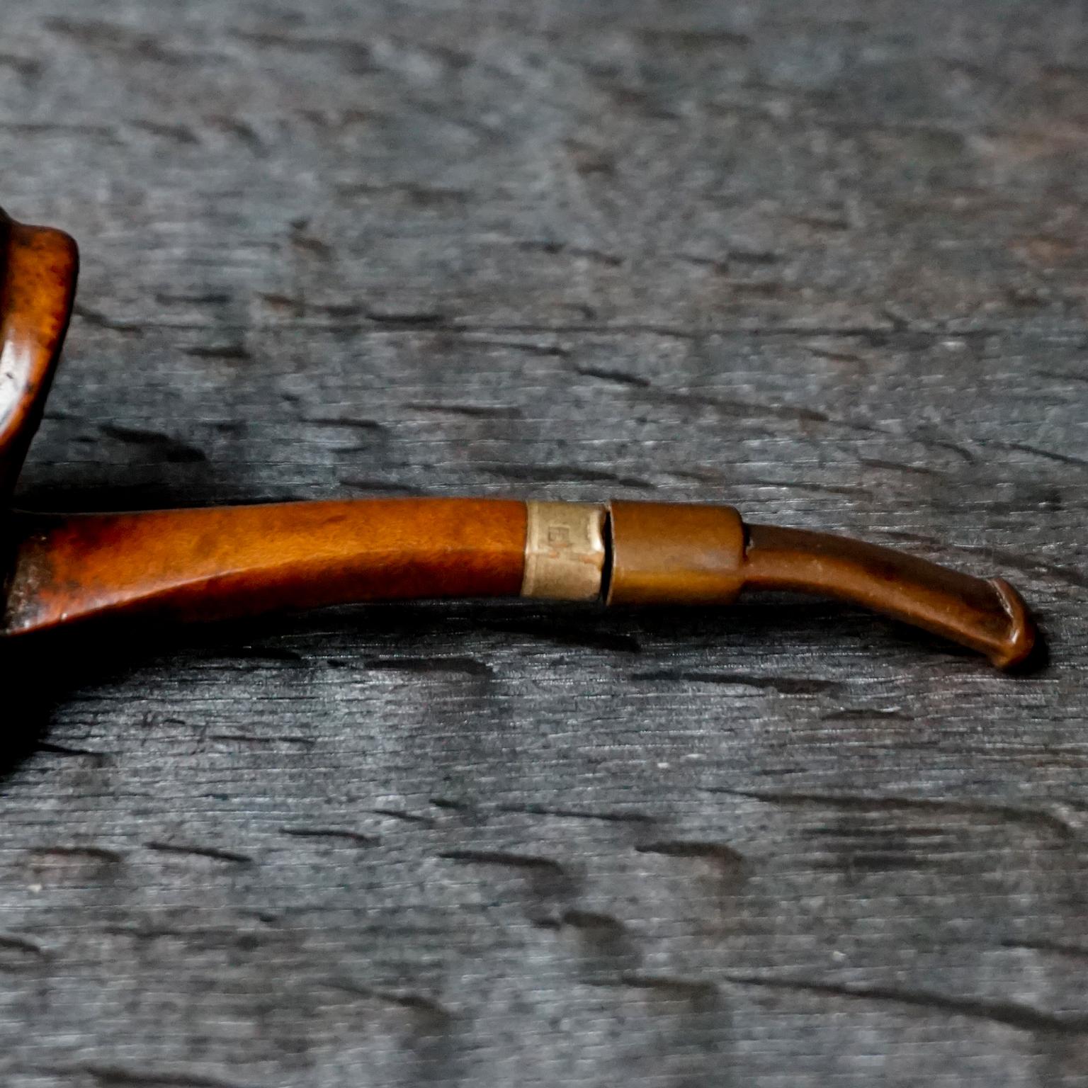 Early 20th Century Carved Wooden Mr. Sandman Pipe 3