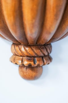 Early 20th Century Carved Wooden Wall Bracket Shelf